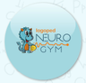 NeuroGym logopedski centar logo - zmaj maskota